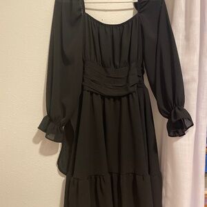 Black amazon dress